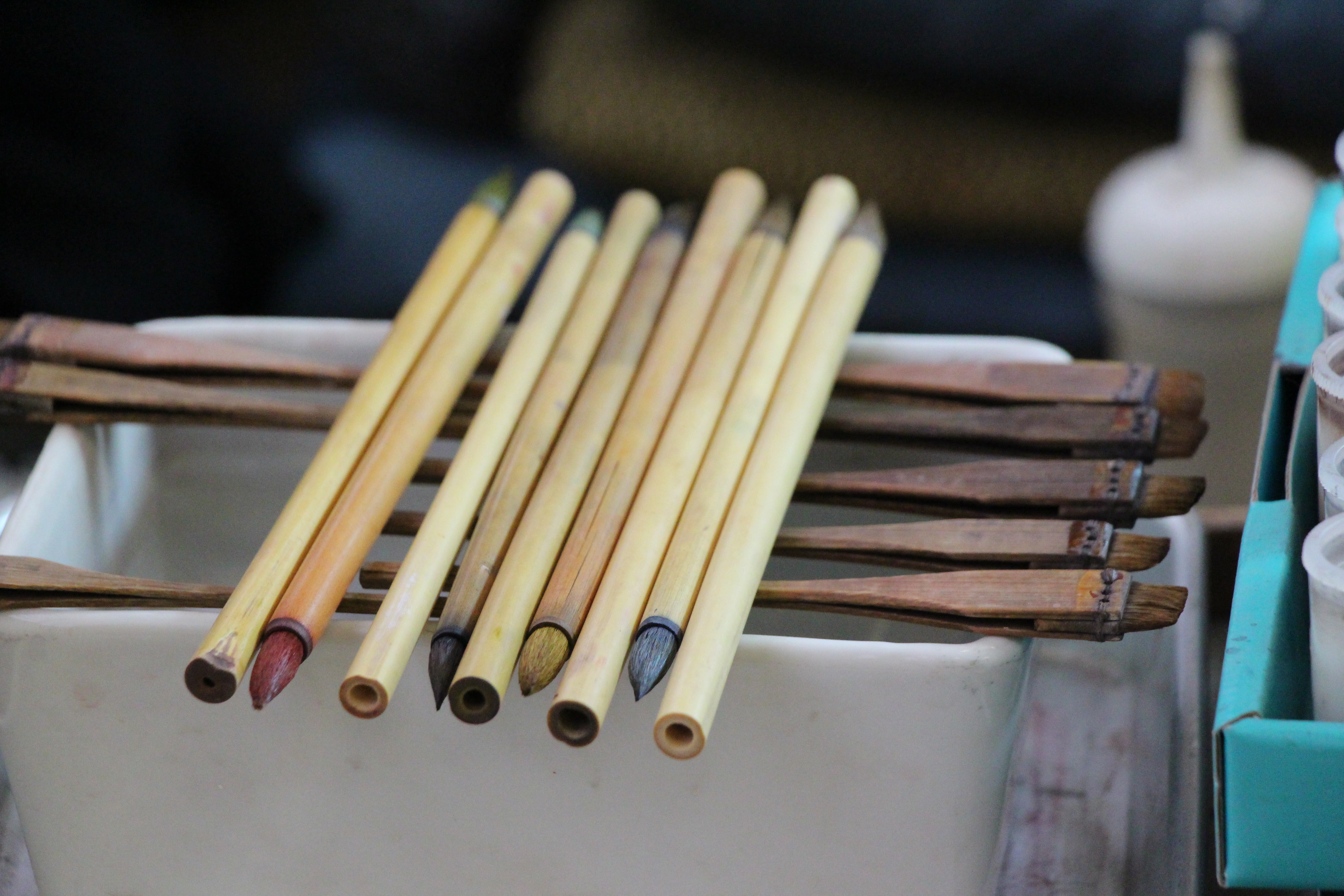 Japanese Silk Painter Tools